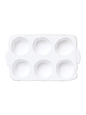 Vietri Lastra Muffin Tin