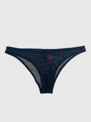 Mesh Rose Brief