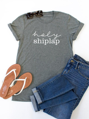 Holy Shiplap Crew Neck Tee