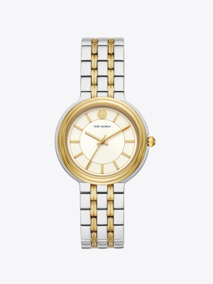 Bailey Watch, Two-tone Stainless Steel/gold Tone/ivory, 34 Mm