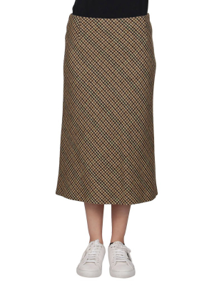 Maison Margiela Chevron Midi Skirt