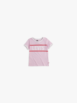 Big Girls S-xl Levi's® Retro Ringer Tee Shirt