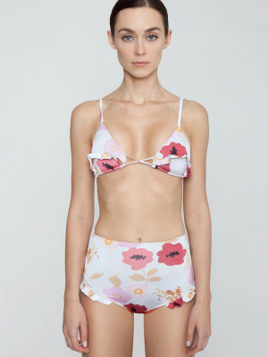 Loubet Bralette Bikini Top - Pepper La Beija Floral Print