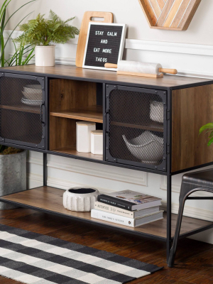 48" Industrial Buffet Sideboard - Saracina Home