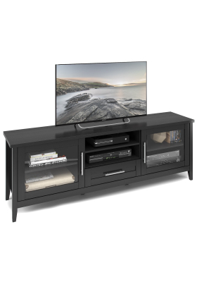 Jackson Extra Wide Tv Bench Black 80" - Corliving