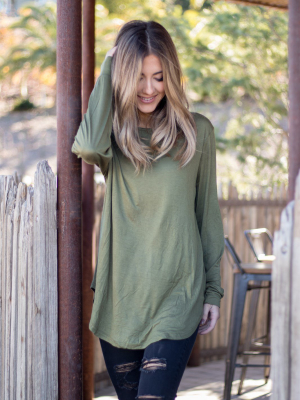 The Solid Mia Top - Olive