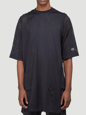 Rick Owens X Champion Perforated Long T-shirt