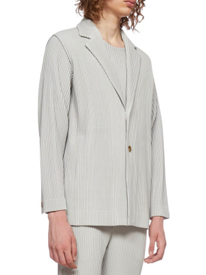 Homme Plissé Issey Miyake Single-breasted Tailored Blazer