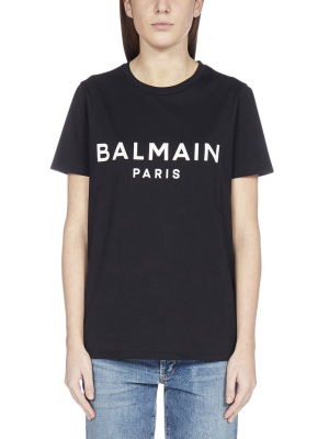 Balmain Logo Printed T-shirt