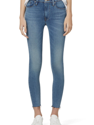 Barbara High-rise Super Skinny Ankle Jean In Starboard