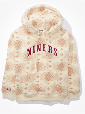 Tailgate Women's San Francisco 49ers Cozy Sherpa Hoodie