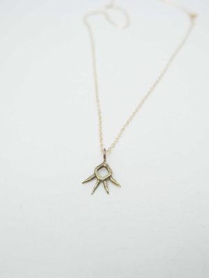 Joshua Tree Necklace, Brass