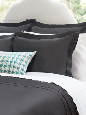 Peninsula Charcoal Grey Duvet Cover