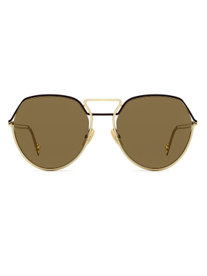 Fendi Eyewear Round Frame Sunglasses