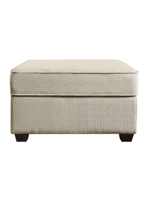 Olin Upholstered Ottoman With Storage - Serta