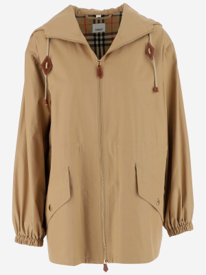 Burberry Drop Shoulder Hooded Jacket