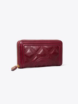 Fleming Soft Glazed Zip Continental Wallet