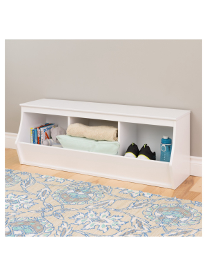 Fremont Entryway Storage Cubbie - 3 Bin - White - Prepac