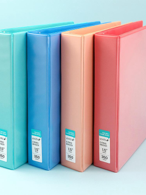 1.5 Inch Binder - 4 Pack, Multicolor