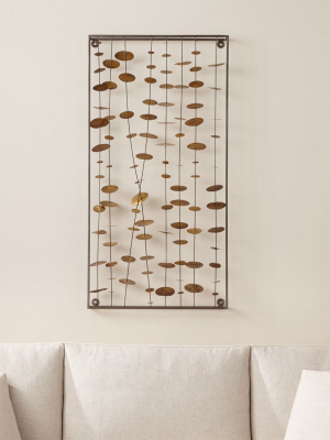 Chimes Metal Wall Sculpture