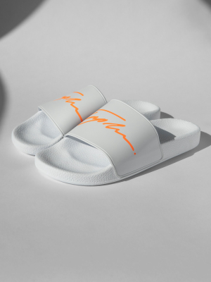 Signature White Blade Sliders