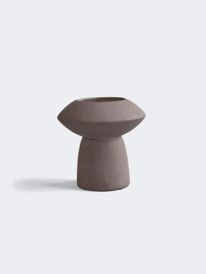 Sphere Vase, Fat - Taupe
