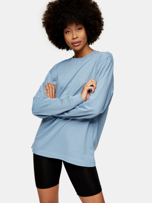 Blue Long Sleeve T-shirt