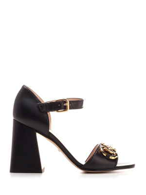 Gucci Horsebit Ankle Strap Sandals