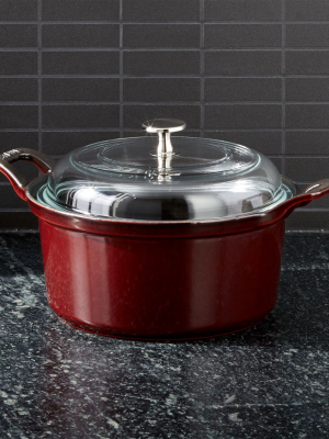 Staub ® 2.75-qt. Grenadine Round Cocotte With Glass Lid