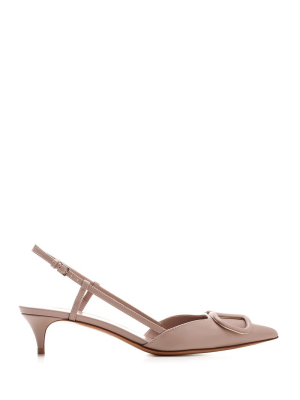 Valentino Vlogo Slingback Pumps