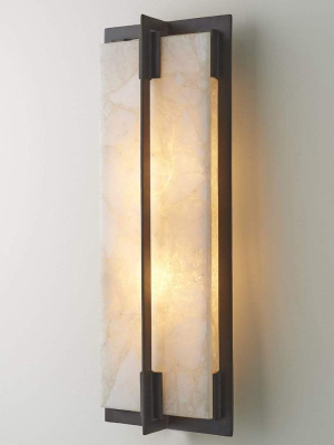 Global Views Quartz Sconce Hw