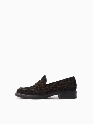 Slayton Loafer - Cheetah Lasered Suede