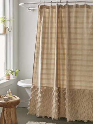 Shaggy Shower Curtain