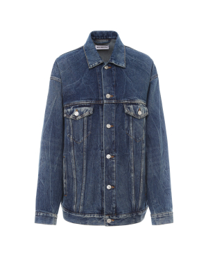 Balenciaga Sponsor Logo Denim Jacket