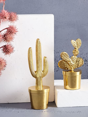 Brass Cactus Objects