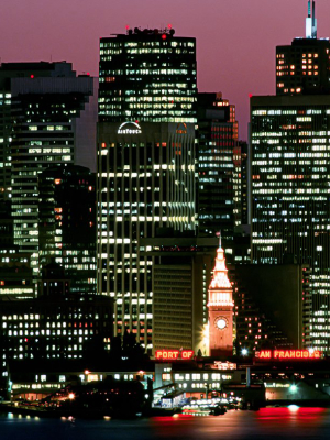 Port Of San Francisco From Yerba Buena Island 1996