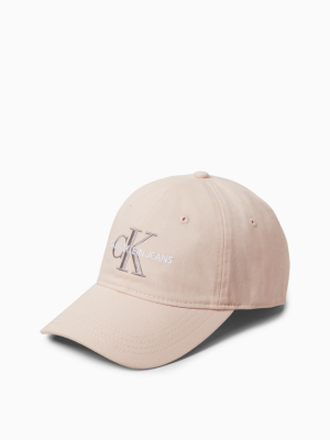 Embroidered Monogram Logo Cap