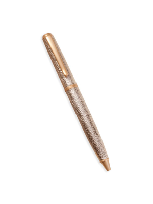 Gold Leather Pen