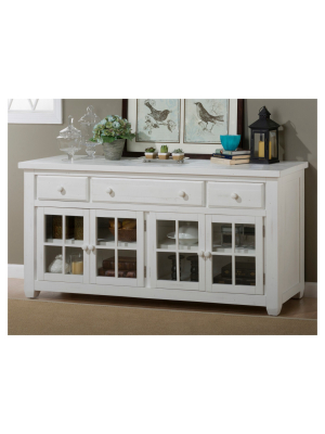 66" Madaket Tv Stand White - Jofran Inc.