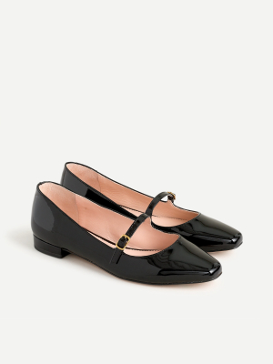 Carolyn Skimmer Mary Jane Flats In Patent Leather