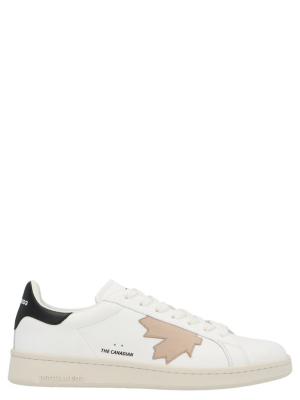 Dsquared2 Maple Leaf Patched Sneakers