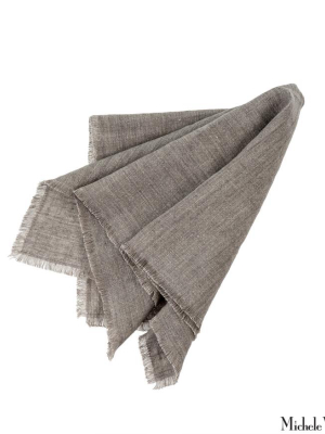 Linen Napkins Set Of 4 Warm Grey