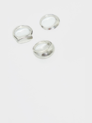 Silver Multi Ring Pack
