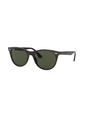 Ray-ban Rb2185 902/31 Unisex Round Lifestyle Sunglasses Tortoise