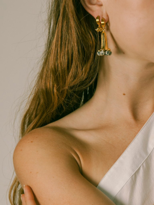 Lily Of The Valley Hoops Vermeil