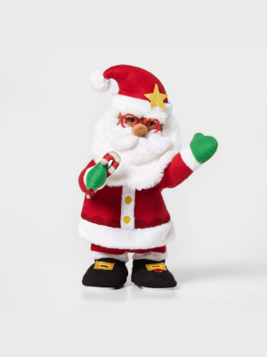 Large Animated Plush Santa Decorative Figurine - Wondershop™