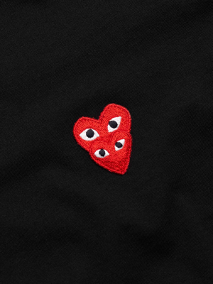 Double Red Heart Long Sleeve T-shirt