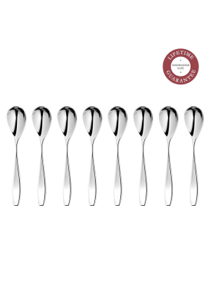 Vista Bright Coffee/espresso Spoon, Set Of 8