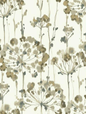 Flourish Peel & Stick Wallpaper In Neutral By York Wallcoverings