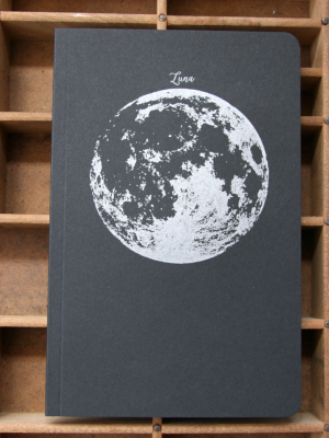 Large Moon Notebook